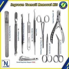 Professional Toenail Nipper & Surgical File – Ingrown Toenail Treatment Kit