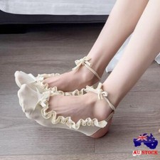 Solid Color Short Socks Breathable Cotton Socks New Bowknot Socks