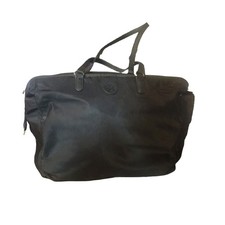 Tory Burch Ella Black Nylon Diaper Bag Tote with Saffiano Leather Trim