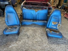 1972 Charger Seat Set Front Rear Nice Tracks B-body 71 72 73 74 Very Hard Find