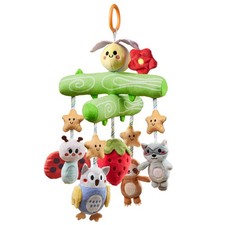 TUMAMA Baby Toys 0 3 6 12 Months, Crib Mobile Toys Bee Toy with Squeaky, Crin...