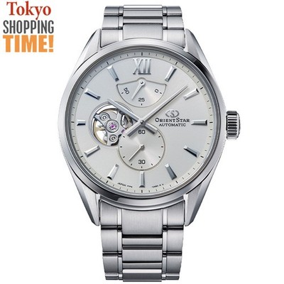 Orient Star RK-BY0011S Silver F7 Semi Skeleton Mechanical Automatic Men Watch