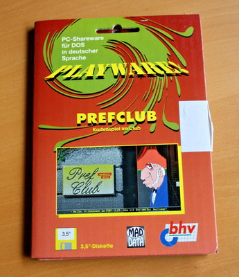 PLAYWARE Shareware ''PREFCLUB'' auf 3,5'' Diskette - bhv-Verlag 1994