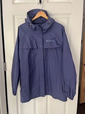 Colombia Rain jacket Periwinkle blue sz XL