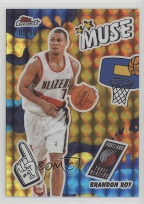 2025-26 Topps Finest Muse Gold Geometric Refractor 5/50 Brandon Roy #M-30 1b7p