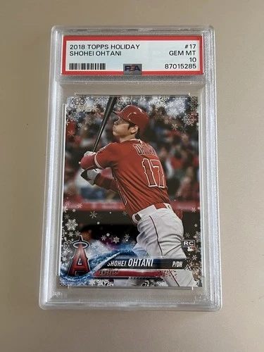 2018 Topps Holiday Shohei Ohtani #HMW17 (RC) PSA 10 💎