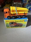 Matchbox Lesney Superfast SF10 Pipe Truck- orange, YELLOW pipes, GRAY BASE, box