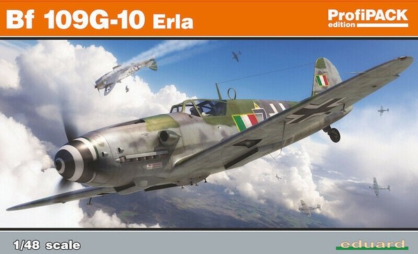 Eduard Plastic Kits 82164 - 1:48 Bf 109G-10 Erla, Profipack - Neu-image