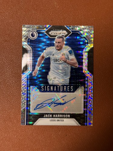 2021-22 JACK HARRISON AUTO PANINI PRIZM PREMIER LEAGUE CHOICE SILVER SIGNATURES