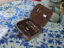 Custom Engrave Cowhide Leather Apple Watch Bands Storage Case Box