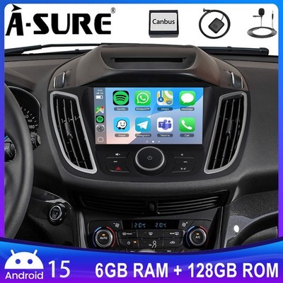 6+128G Carplay NAVI DSP Autoradio für Ford Escape 2013-2019 Kuga 2012-2018 C-Max