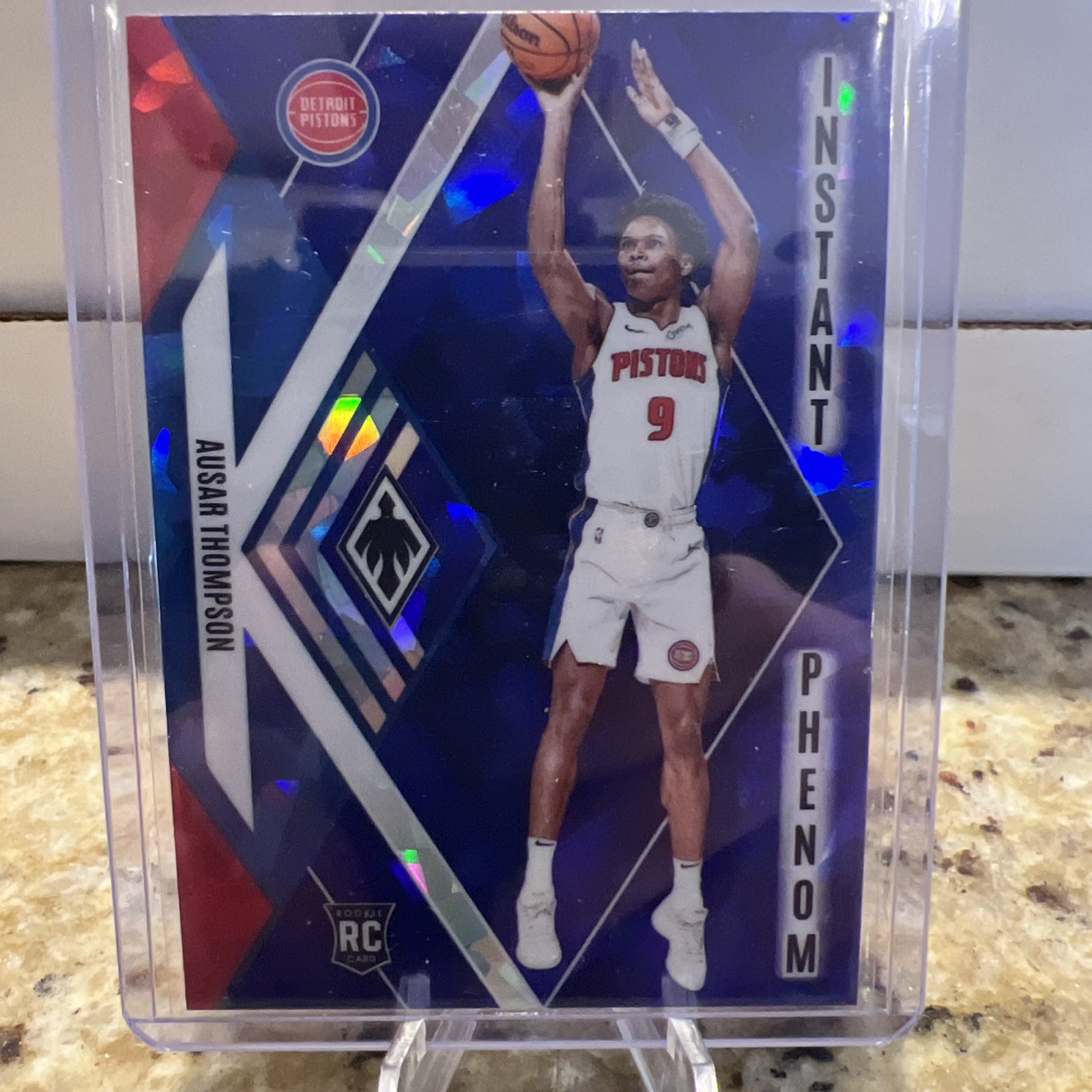2023-24 Panini Phoenix #4 Ausar Thompson Instant Phenom Phoenix Blue Ice