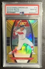 2018 Panini Chronicles #14 Mookie Betts Select Gold #/10 PSA 10