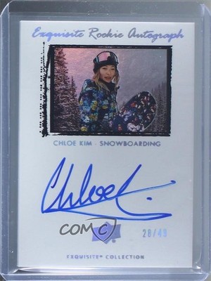 2021 Upper Deck Goodwin Champions 28/49 Chloe Kim #09T-CK Auto ob9