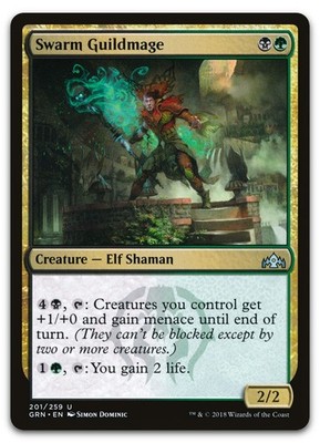 Swarm Guildmage #201 (NM) Guilds of Ravnica GRN Magic MTG