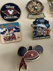 Lot 8 Magic Captain Mickey Mouse Anchor Disney Cruise Travel Odyssey Aulani Pin — photo 2