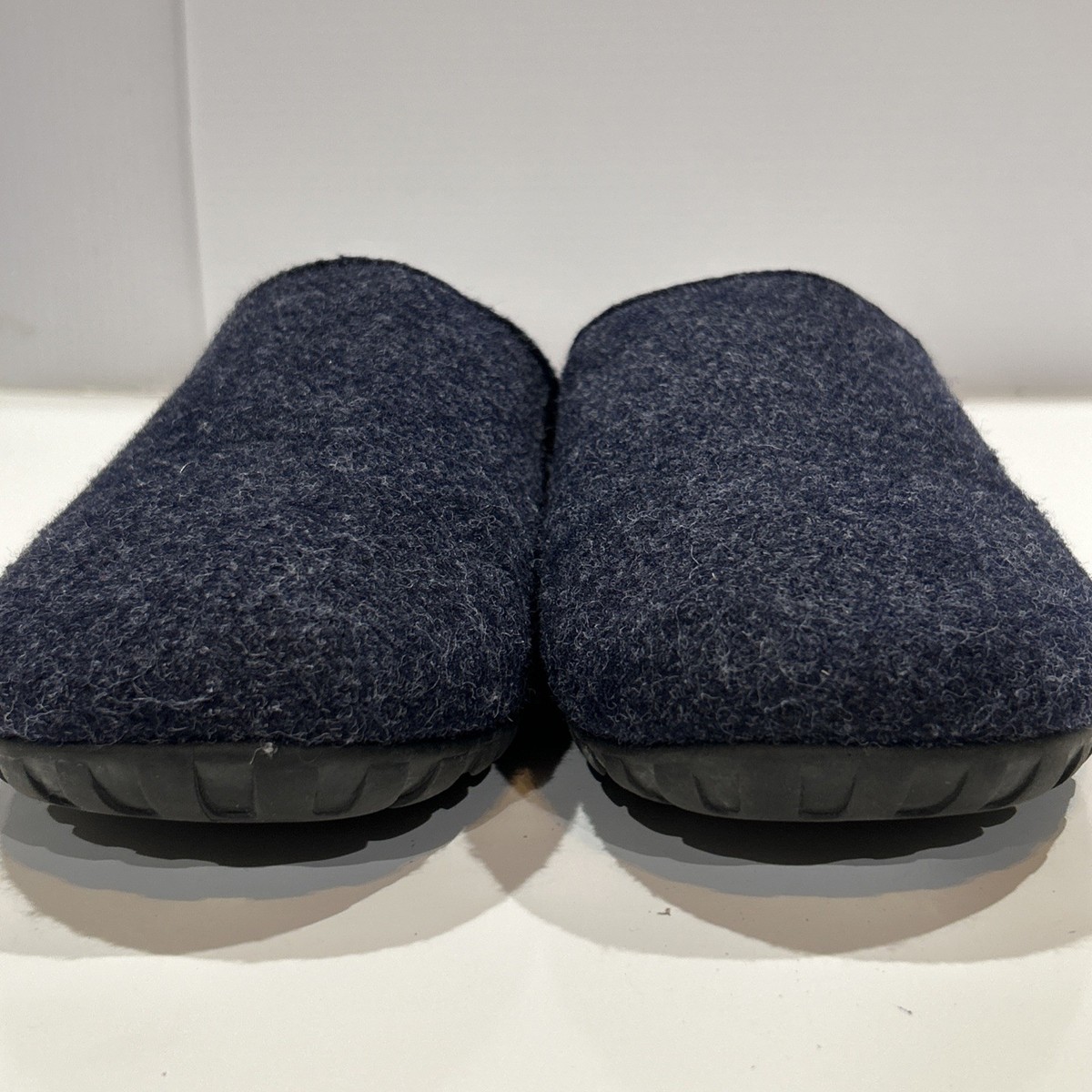 Gumbies Outback Slippers Navy Gray Felt Indoor Lounge Shoes Unisex EUC M11/W12 Outback Slippers - Women main image 2