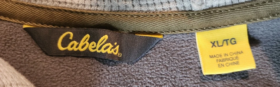 Cabelas Shooting Hunting Shirt Men's Size XL Button Up Shoulder Pad Hooded - Image 4 of 4