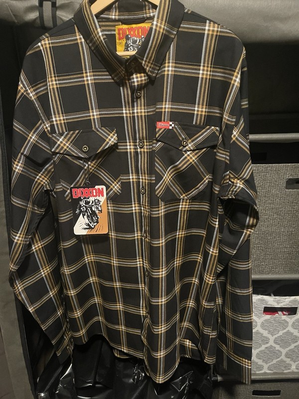 Dixxon The Podium Black Flannel Shirt Men's 2XLT 2XL Tall