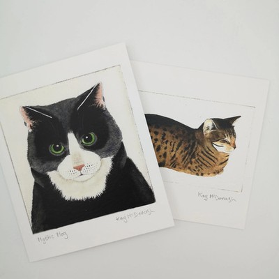 Grußkarten-Set ''Feline Friends'' mit Kuverten, Museums & Galleries, UK-Import