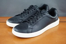 Cole Haan Crosscourt Shoes Mens 11.5 US Black Leather Low Top Casual Sneakers