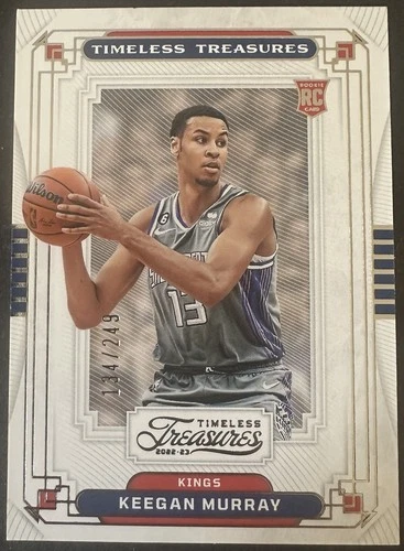 KEEGAN MURRAY 2022-23 TIMELESS TREASURES ROOKIE RC #338 134/249  KINGS