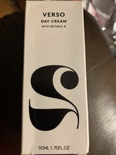    NEW    Verso - Day Cream/Moisturizer W/Retinol 8, Niacinamide, Turmeric 1.7oz