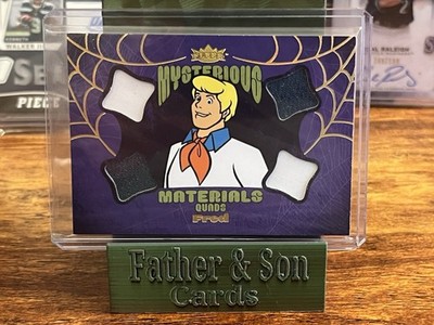 2024 Fleer Scooby Doo Mysterious Materials   Quad Relic! FRED!  MMQR-1 51/99!