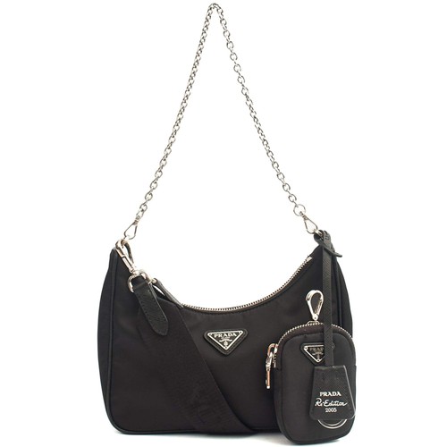 Prada Cross Body Re-Edition 2005 Re-Nylon Bag in Black, Nylon