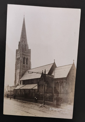 St Marys Kirche Nelson Echtfoto Postkarte