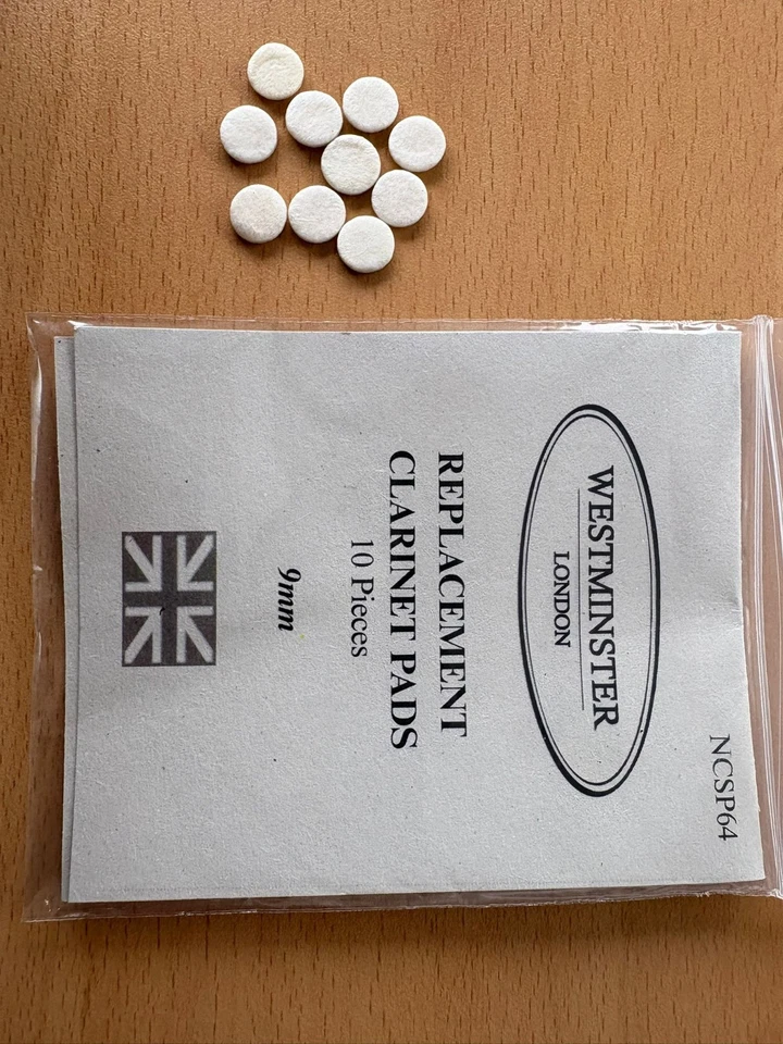 9mm Clarinet Replacement Pads for Repairers - Image 2 of 3