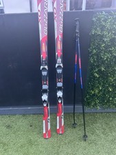Open to offers! Salomon & Fischer Skis - 2 pairs with poles and carry bag