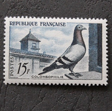 Timbre - FRANCE - Colombophilie - YT1091 - Neuf ** - 1957