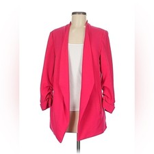 Philosophy Hot Pink Open Front Blazer Women s size Small