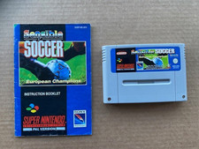 Thumbnail of ebay&reg; auction 358384230957 | SUPER NINTENDO SENSIBLE SOCCER EUROPEAN CHAMPIONS SNES SPIEL + ANLEITUNG