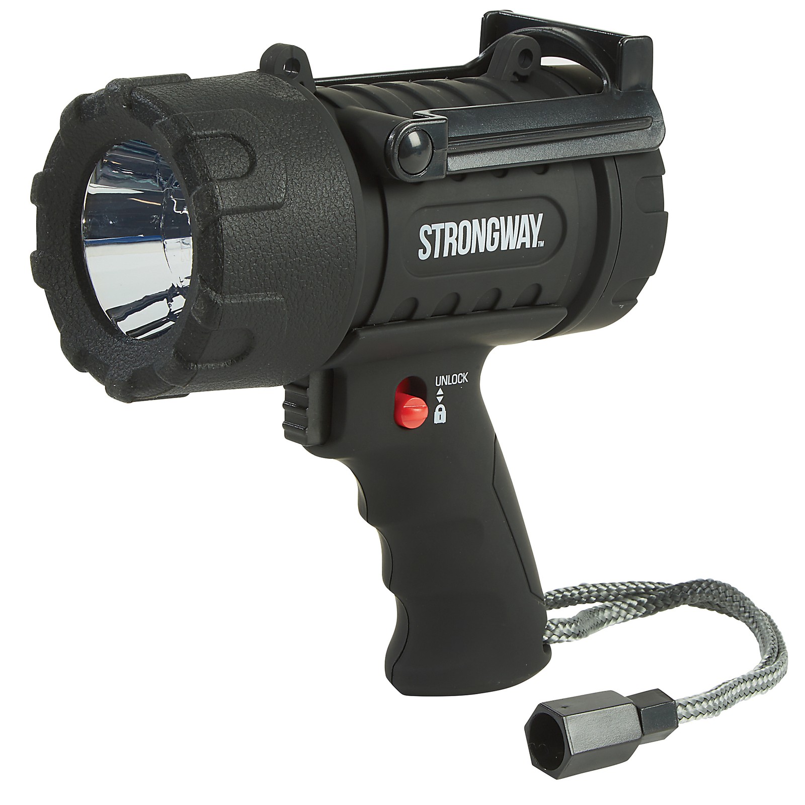 Strongway Rechargeable Spotlight, 1000 Lumens, 15 Watts, 1100ft. Beam Distance