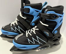 Lake Placid Monarch Ages 6-9 Size Adjustable Youth Ice Skates L ike N ew