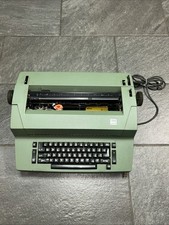 Vintage GREEN IBM Correcting Selectric 2 Typewriter Powers On 