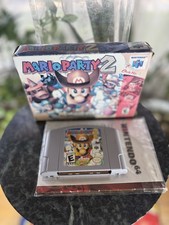 Mario Party 2 CIB! Nintendo 64 N64 Complete Manual Inserts Cardboard Pictures! 