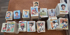 HUGE 6000+ 1970's-80's Vintage Football Card Lot - Poor to Mid Grade - Free Ship
