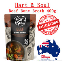 New Thailand made Hart & Soul Beef Bone Broth Soup 350g + Free Ship