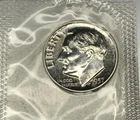 1957 Roosevelt Dime Choice Proof in mint cello 90% Silver 10c US Coin - 2430