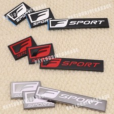3x F-sport Emblem Fender Rear Side Replacement Badge For Is-f Gs F Rc Is250 350