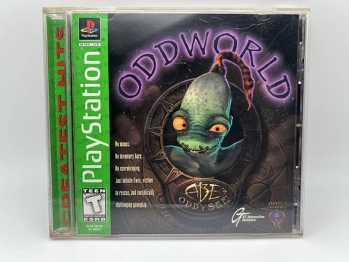 Oddworld: Abe's Oddysee (Sony PlayStation 1, 1997) PS1 Greatest Hits Edition