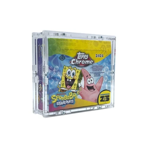 Acrylic Case fits Topps Chrome SpongeBob 25th Anniversary Hobby Box