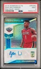 Zion Williamson 2019-20 Panini Donruss Elite Pen Pals Auto Gold /10 Rookie PSA 9