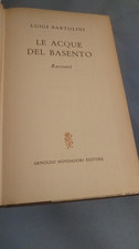 BARTOLINI, Luigi. Le acque del Basento. Racconti. 1960. prima edizione