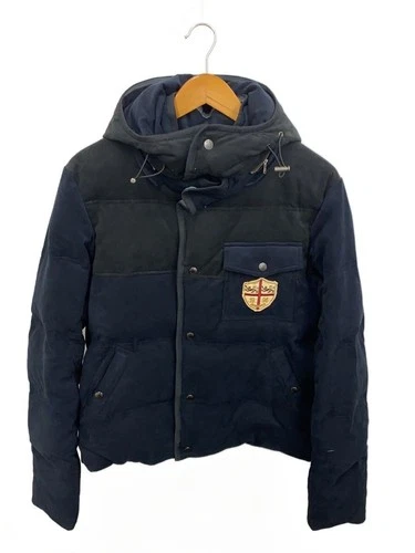 Orobianco Down Jacket/L/ Leather/Nvy/Obc252B// 3969 - product listing photo