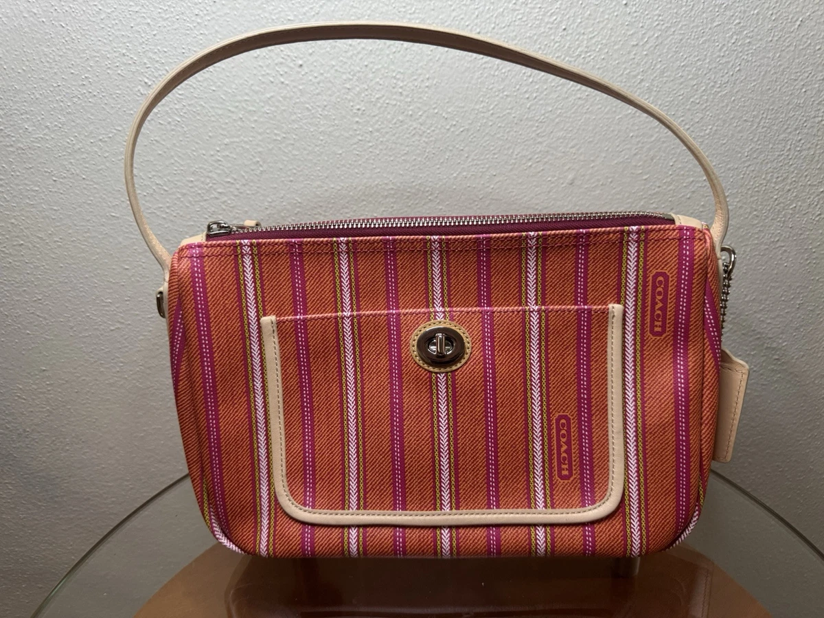 Coach Legacy Hobo Bag Striped Bags & Handbags for Women for sale