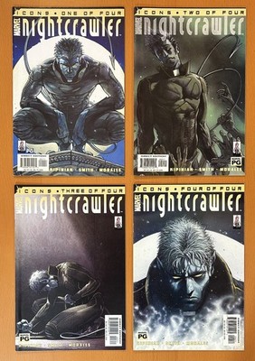 Nightcrawler #1, 2, 3 & 4 complete series (AF49) Marvel 2001, 4 x NM comics.